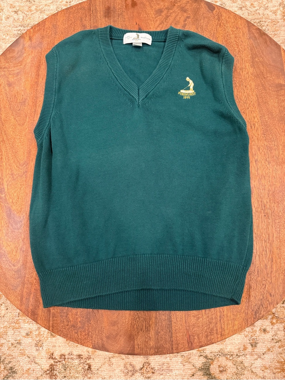 Pinehurst Resort Golf - Vintage IZOD Green Sweater Vest - M